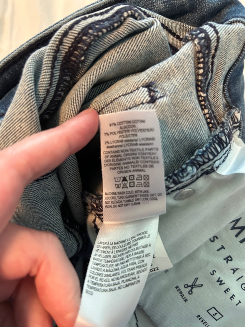 Lucky Brand jeans mid rise straight sweet 12/31 - Picture 6 of 6